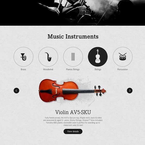 Music Room - User Interface Design