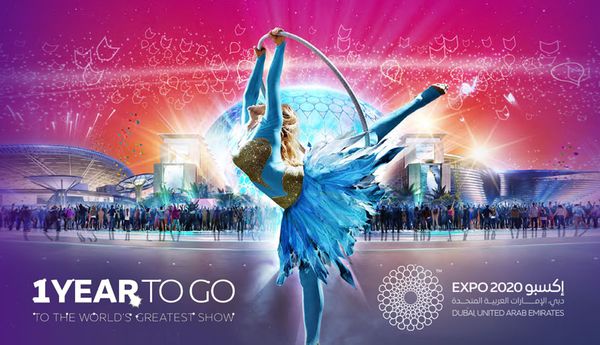 1 Year to go celebration Expo 2020 Dubai