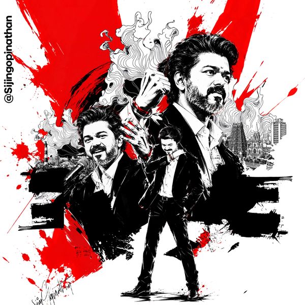 Sijin Gopinathan Unveils Viral 1 Million Artwork of Tamil Nadu Chief Minister C. Joseph Vijay